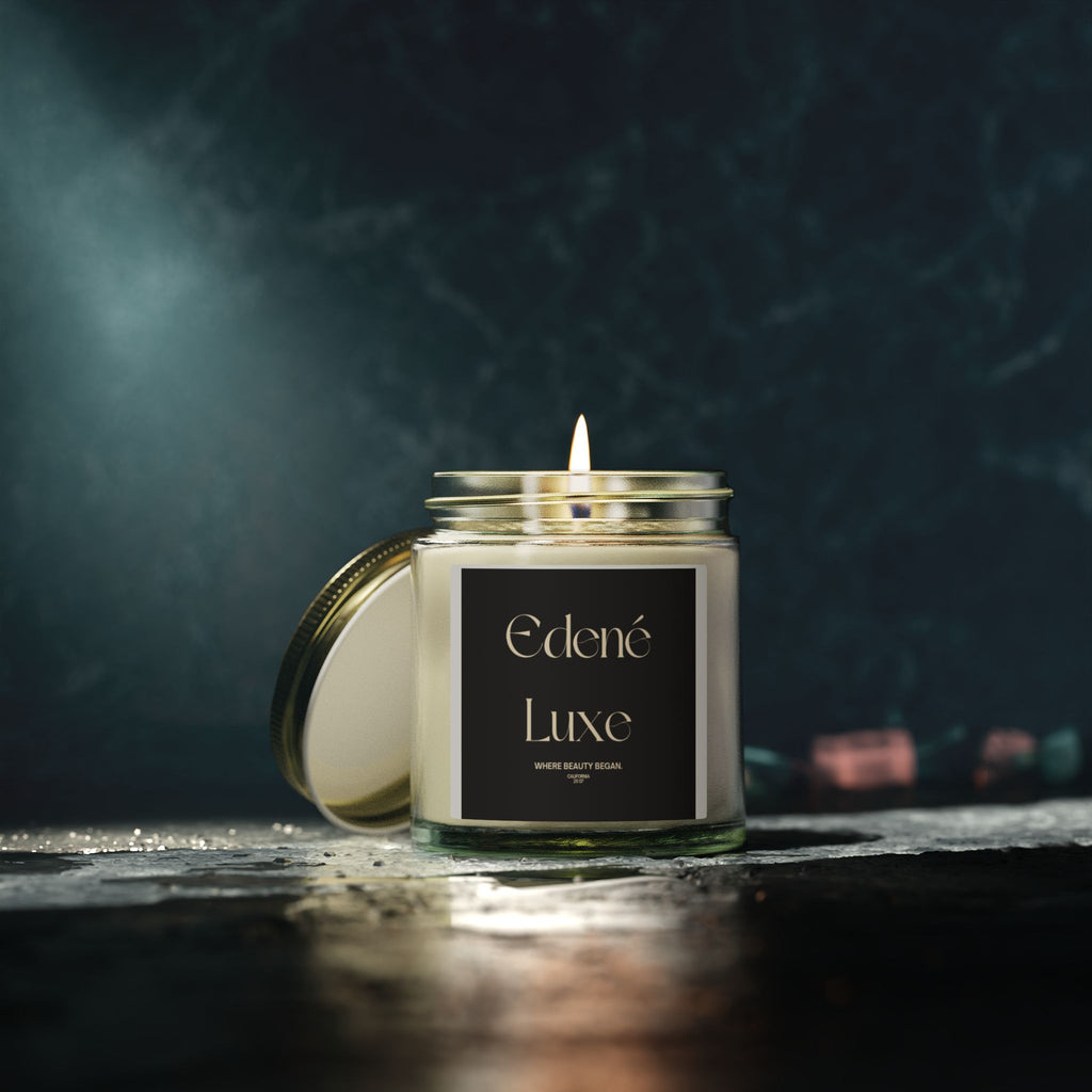 Silken Petal Candle — Luxe Scented Coconut Apricot Soy Blend (4oz & 9oz)