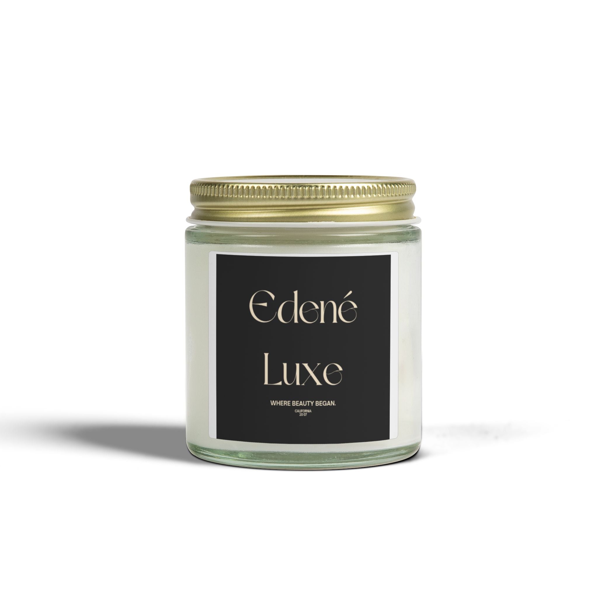 Silken Petal Candle — Luxe Scented Coconut Apricot Soy Blend (4oz & 9oz)